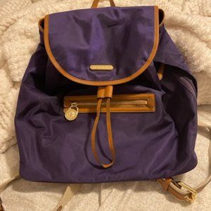 Purple Michael Kors Backpack